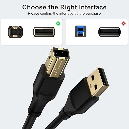 USB PRINTER CABLE 1.5MTR