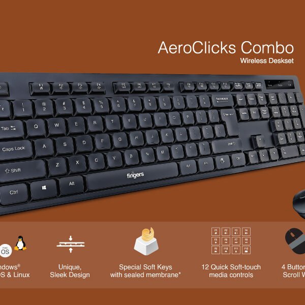 FINGERS AERO CLICKS WIRELESS COMBO