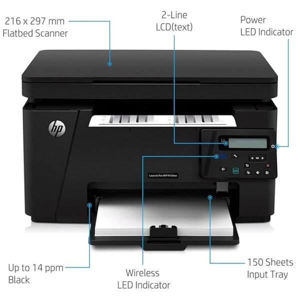 HP LASER JET PRO MFPM126NW PLUS